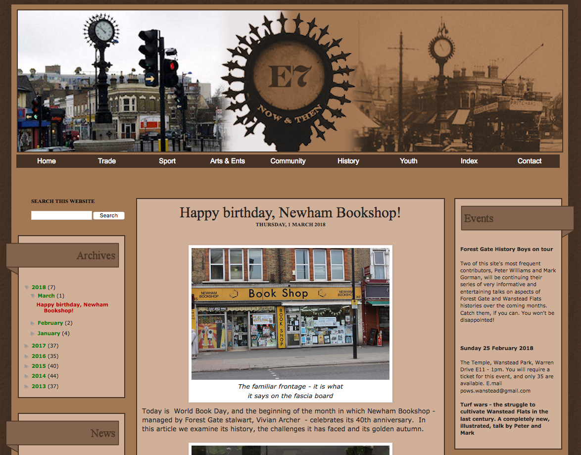 Happy Birthday, Newham Bookshop!