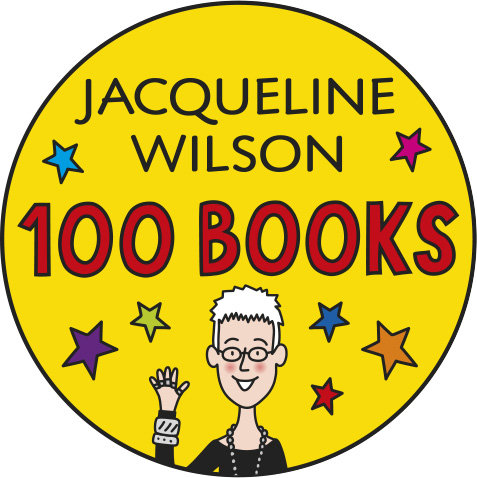 Jacqueline Wilson 100 books logo