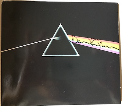 The Dark Side of the Moon signed CD front