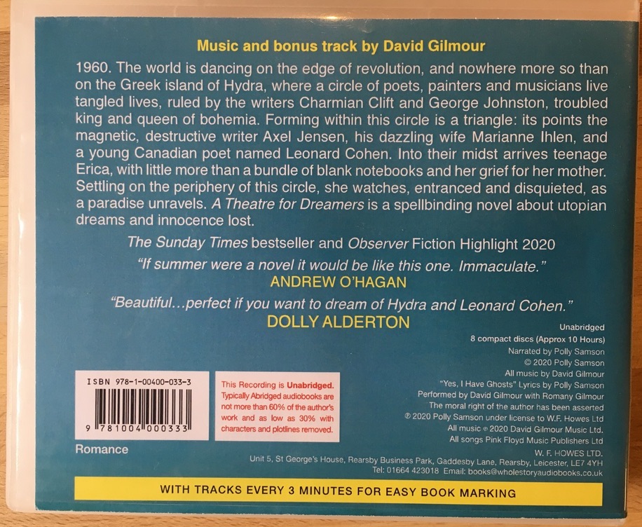 A Theatre for Dreamers audiobook back