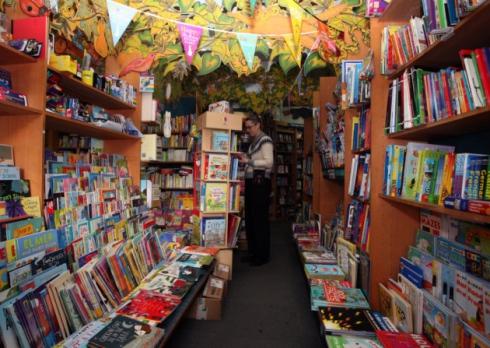 Children’s section of Newham Bookshop